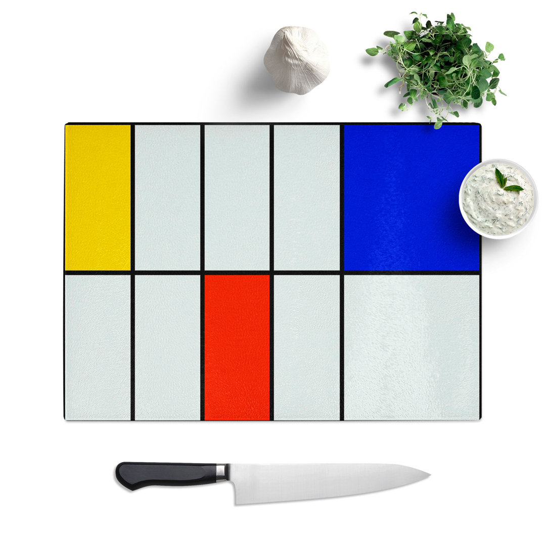 Composition Vol.4 by Piet Mondrian Chopping Board