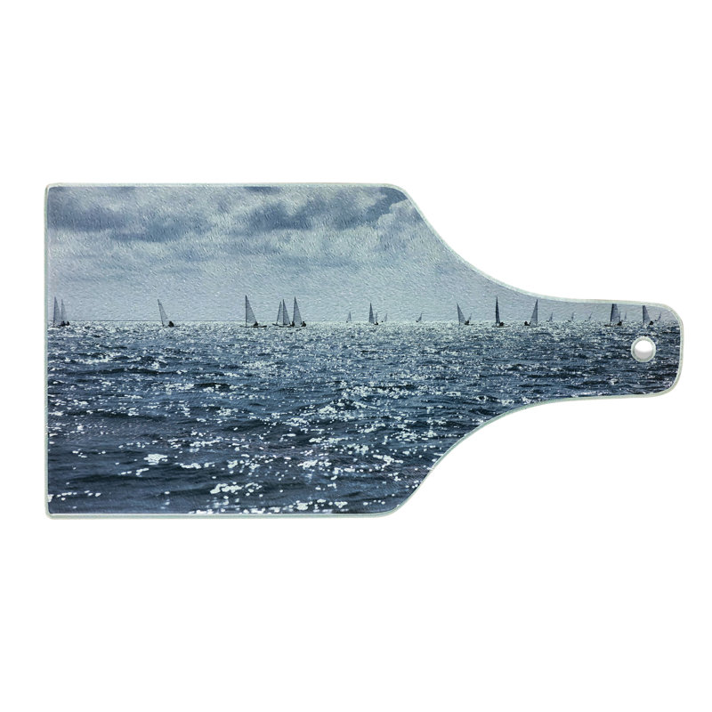 Planche à découper en verre trempé Ambesonne