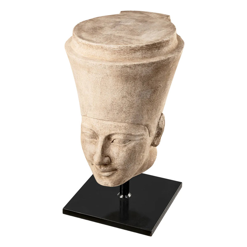 Met Hand Painted Stone Bust