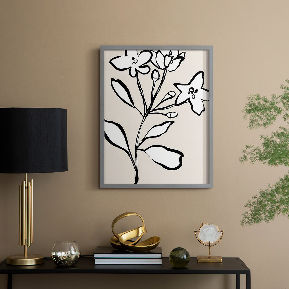 Lark Manor™ Here with You II Framed Print Solid Wood Wayfair