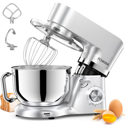 Robot pâtissier professionnel 660 W, 6,5 L, 6 vitesses + 4 vitesses