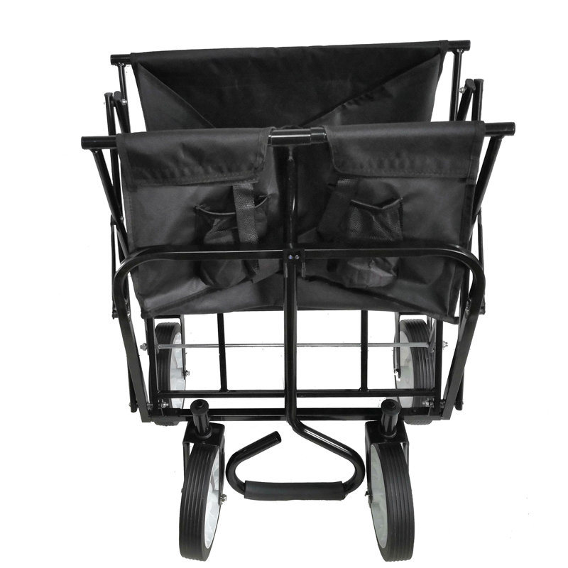 Chariot de plage pliant Wagon Garden (noir)