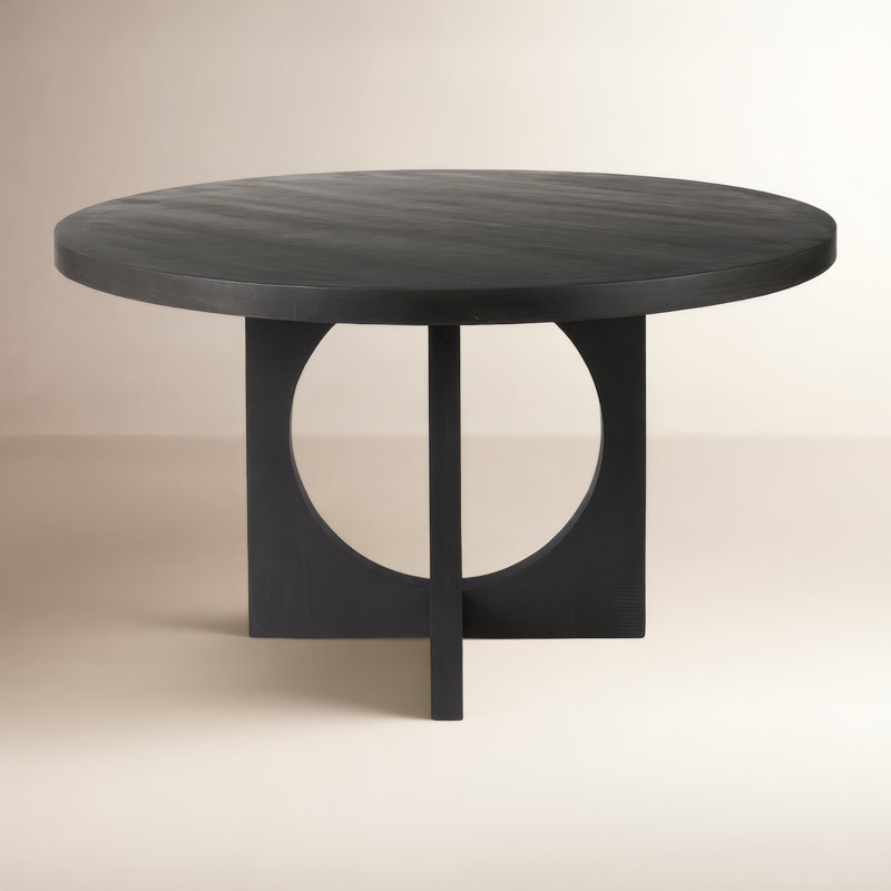 Table de salle à manger Reyer Liesl, Noir