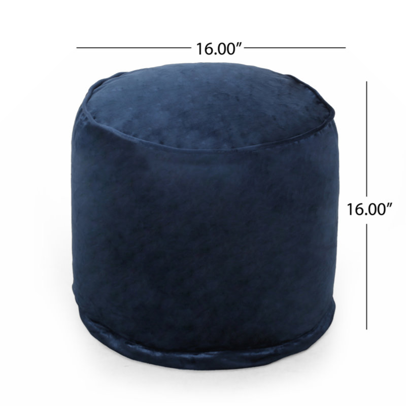 Velvet Pouf