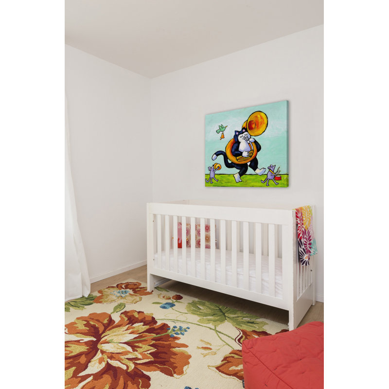 « john phillips sousa cat » par julie nelson, reproduction d’art sur toile tendue, H 40 po x l 40 po x P 1,5 po