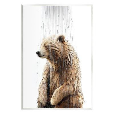 " Bear Shower Splash " by Annalisa Latella