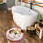  Fun Ramen Bath Mat - Round Washable Fluffy Bathroom Rugs With Non Slip Backing - Small Cute Funny Soft Bathroom Mat For Decor - Water Absorbent Bath Rug-553246724