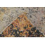 Tapis rustique d'aspect vieilli 7 x 10 avec une touche artistique moderne