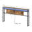 Lutske 76"W×40"H Storage Headboard with LED Light and Charging Station, Height Adjustable-1903937138-1897108774