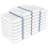 Classic Dish Towels - 15 Pack - 14"- 100% Cotton Kitchen Towels - Reusable Bulk Cleaning Cloths - Blue Hand Towels - Super Absorbent - Machine Washable
