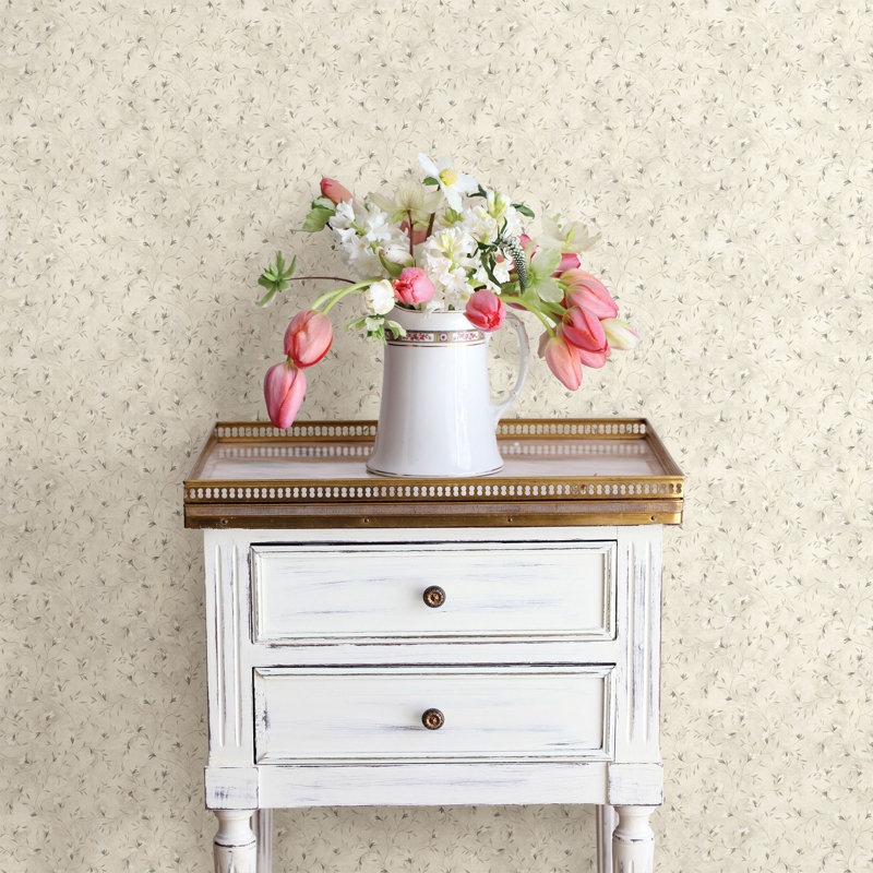 Floral Roll, Grey