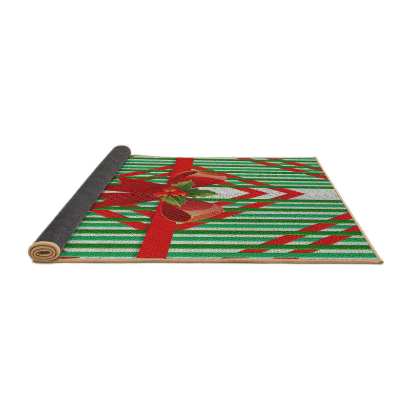 Tapis vert / rouge Valora, Rond 6 pi
