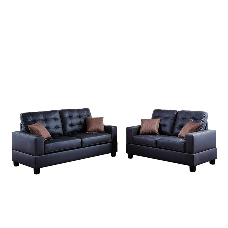 Mckade 72'' Faux Leather Loveseat