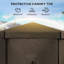 Pavillons de jardin portatifs, pavillon escamotable 12 x 12 pi avec 5 parois latérales