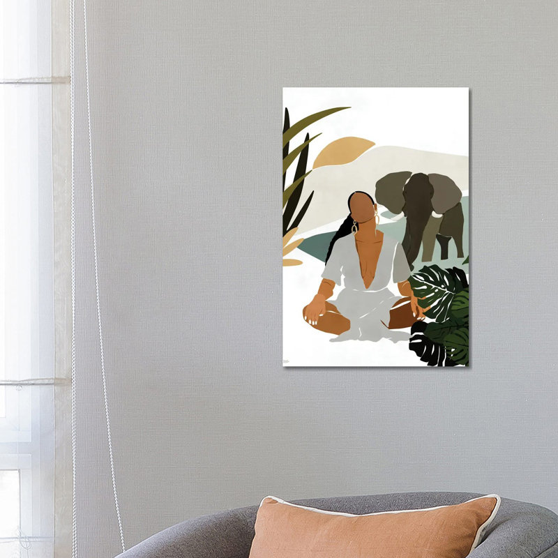 Rayne par Bria Nicole - impression d'art graphique, Toile tendue, Pas de tapis, H 60 po x l 40po x P 1,5 po