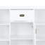 Buffet moderne Emporia | Desserte haute brillance | 1 tiroir et 3 portes avec tablettes réglables | pour salle à manger