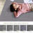 Washable Area Rug for Living Room Solid Textured Vintage Rug Non Slip Throw Rugs Bedroom Rug-2117555643