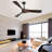 52 Inch Ceiling Fan Without Light, 3 ABS Blades Outdoor Ceiling Fan 6-Speed Reversible DC Motor For Living Room, Bedroom-179534348-179534350