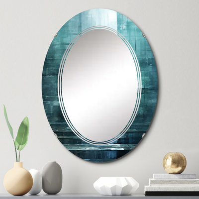 Picotee - Miroir mural moderne ovale