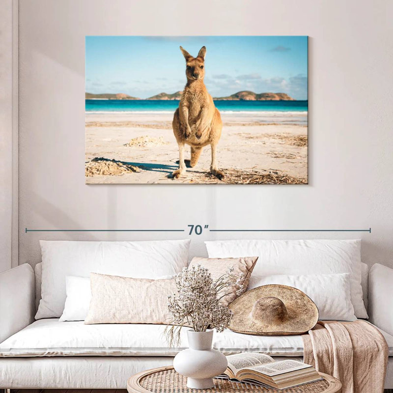 Kangourou Crowle Lucky Bay, H 30 po x l 45 po