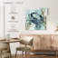Ensemble de 4 pièces crabe bleu marine sur toile-1468086533