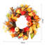 60cm Lighted Realistic LED Fall Wreath with Artificial Maple Leaves
