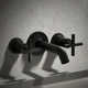 Purist® Deck- or Wall-Mount High-Flow Bath Valve Trim with Cross Handle
