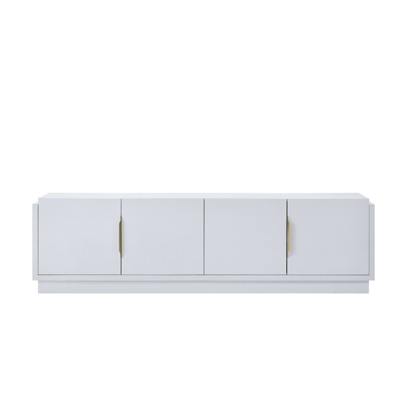 Palmer 70"W White 4-Door TV Stand