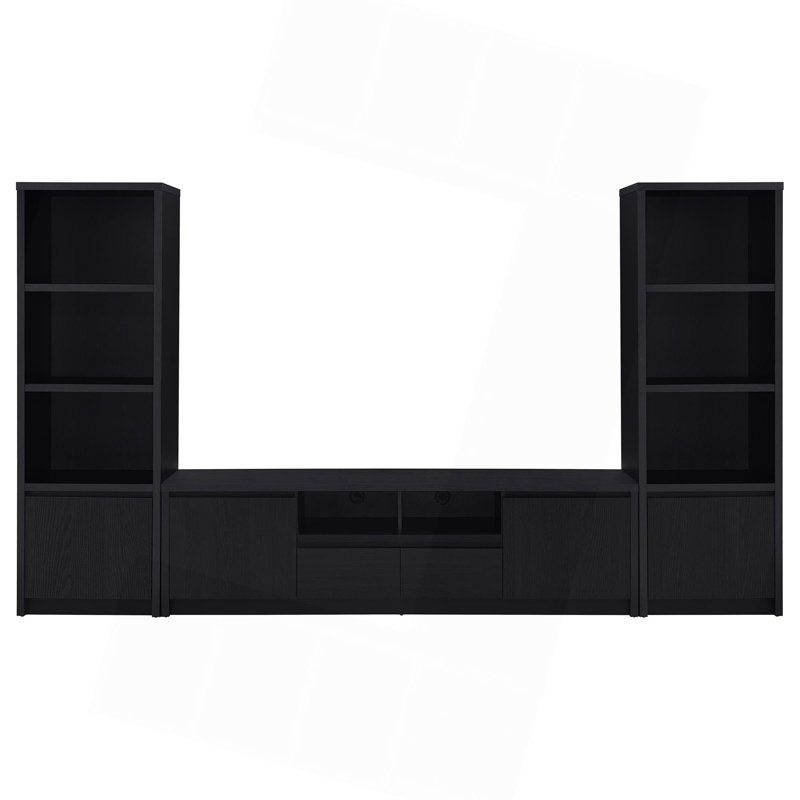 Meuble audio-vidéo 3 pièces Sloat, H 70,75 po x L 125 po x l 15,5 po