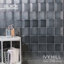 Carreau de mur 3D en porcelaine métallique Ardor Edge 5,11 po x 5,11 po (4,12 pieds carrés / caisse)-61797724