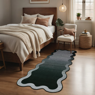 Tapis festonnés lavables pour le salon, la chambre et la salle de bain