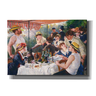 «Luncheon of the Boating Party» par Pierre-Auguste Renoir - impression sur toile tendue
