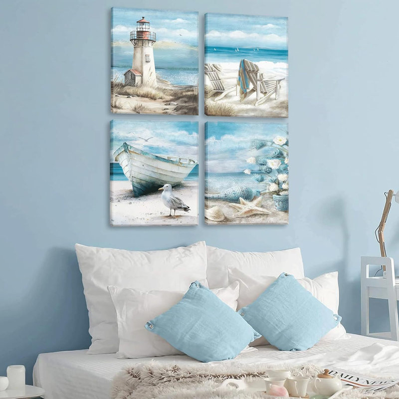 4 Piece Wrapped Canvas Print