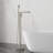Bathroom Tub Faucet In Brushed Nickel, Rust - Brass, Smooth Water Temperature Adjustment, 360 Spout Rotation, Simple Floor Mounting Copper Core, Precision Ceramic Valves, Rotating Splash Faucet, Diy-127233199