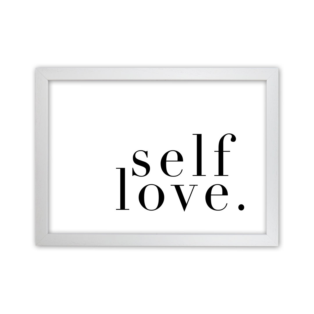 'Selflove Type' - Typography Print on Paper