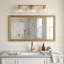 Lampe murale Lucy (verre transparent, laiton satiné)