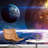 Planet In Outer Space Galaxy Border-93997469