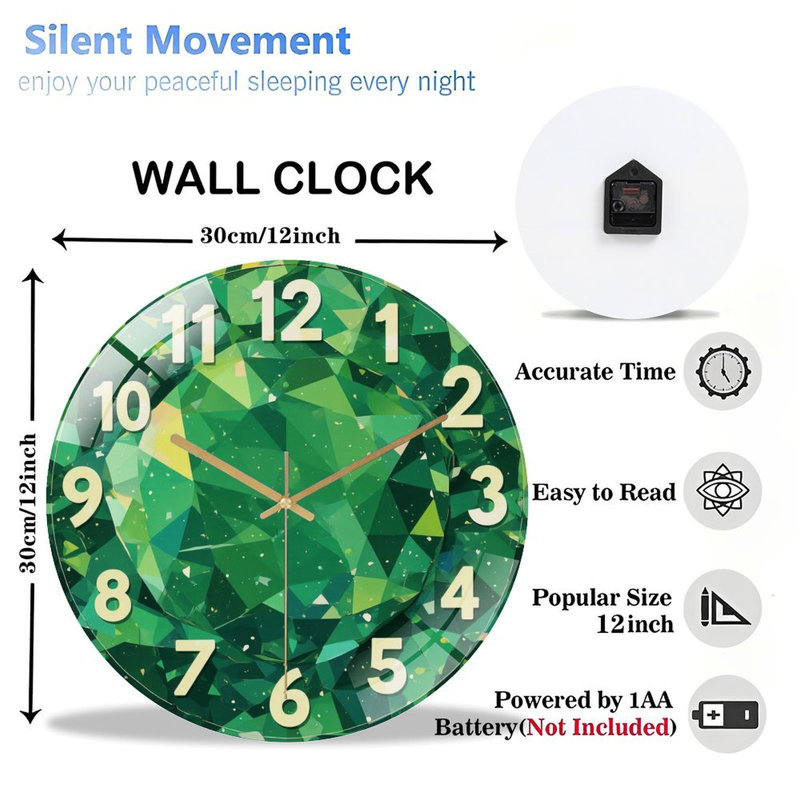 Horloge murale 12 po