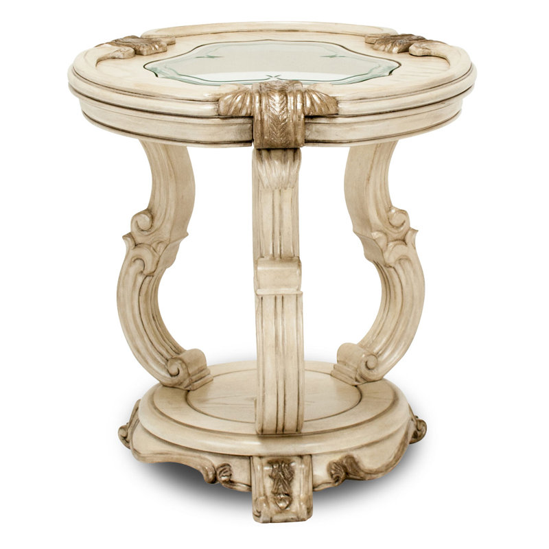 Innocenza End Table, Champagne