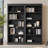 83'' Tall 5-Tier Modern Bookcase with LED Light Strip &amp; Adjustable Shelves | Black | Solid Wood + MDF