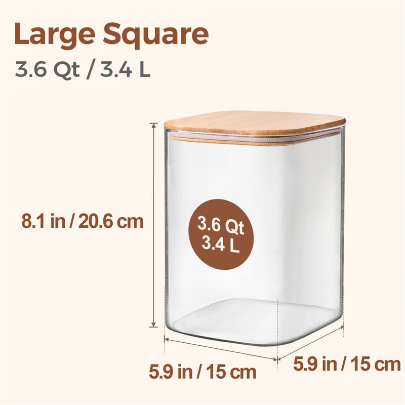 Glass Food Storage Container