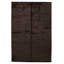 Hand Knotted Area Rug in Dark Brown