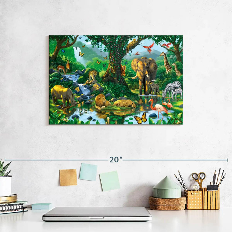 Brampt Jungle Harmony, 8" H x 12" W