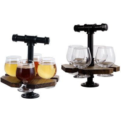 8 Piece 231ml Glass Snifter Set