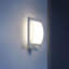 Outdoor Wall Light L 20 S Stainless Steel Trim with Motion Sensor E27 Flush Mount-98440006