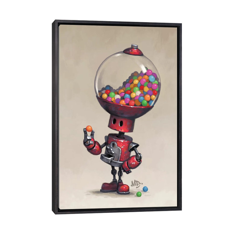 «Memories» par Matt Dixon - reproduction, H 48 po x l 32 po x P 1,5 po, Toile avec cadre noir patiné, Pas de tapis