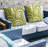 Indoor / Outdoor Abstract Square Throw Pillow-181407976-181407993