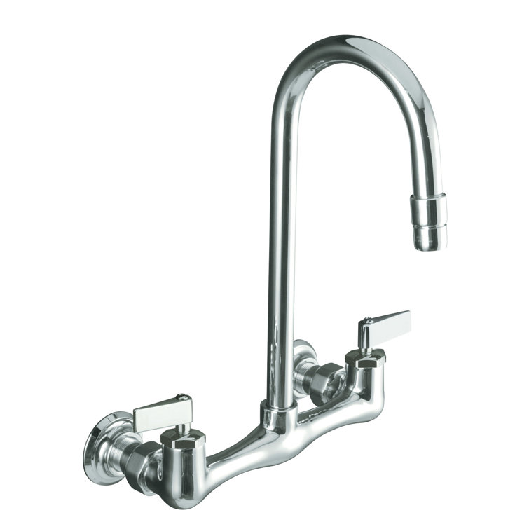 Triton® Double Lever Handle Utility Sink Faucet with Gooseneck Spout