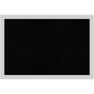 Panneau de tableau incliné en bois argenté, tableau d'affichage en liège noir, tableau d'organisation, tableau d'affichage