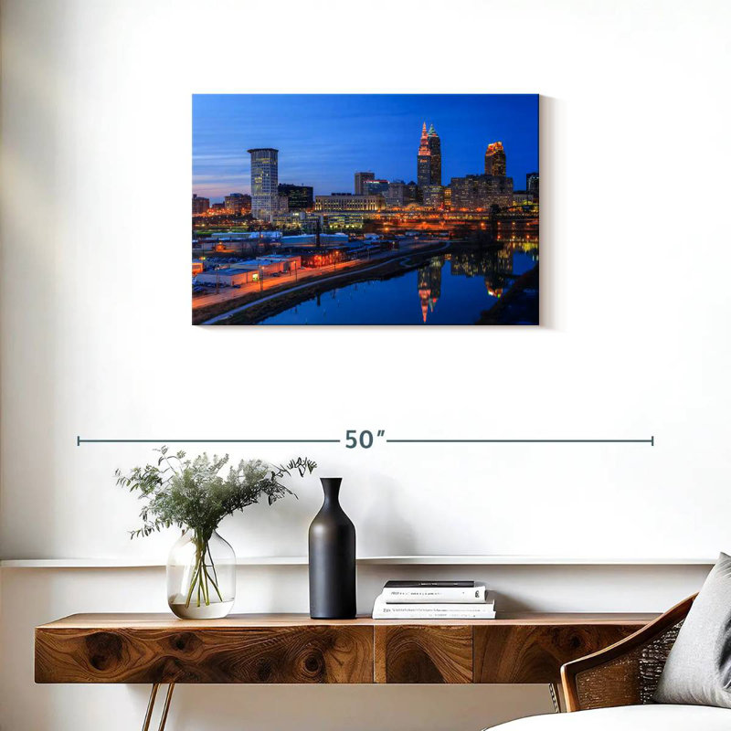 Nicci Cleveland Blue Hour, H 20 po x l 30 po